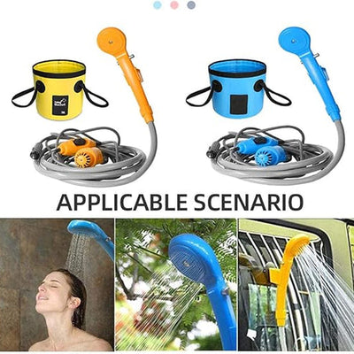 دش تخييم خارجي صغير الحجم